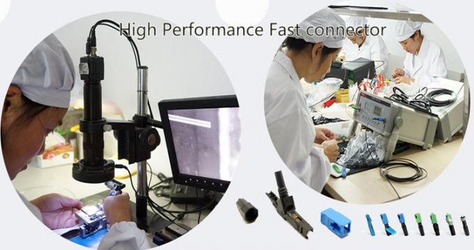 APC FTTH Sc UPC υψηλής επίδοσης γρήγορος συνδετήρας οπτικής ίνας